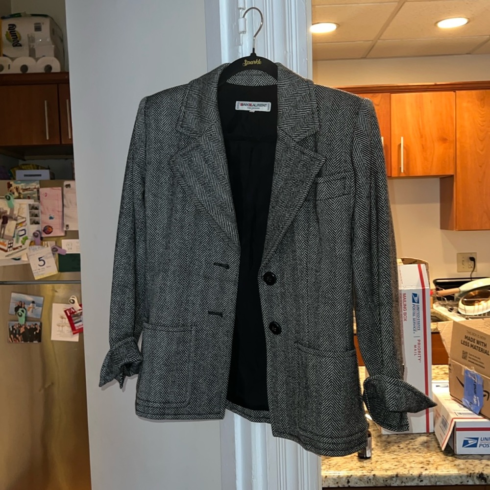 St Laurent Vintage blazer with shoulder pads
